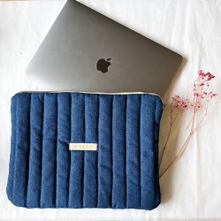 Pochette ordinateur _ jean