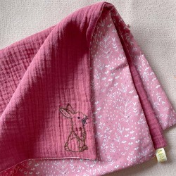 Lange brodé - Lapin