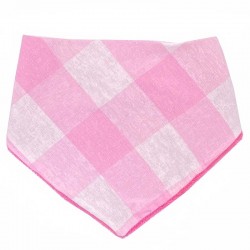 Bandana Bib - grand vichy rose