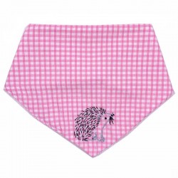 Bandana Bib - Vichy rose...