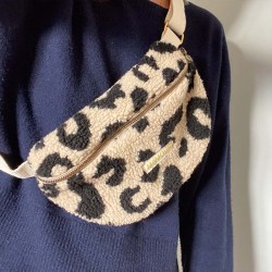 Banane - Sherpa léopard creme