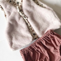 Bloomer - velours vieux rose