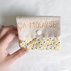 Pochette à savon - Ça mousse
