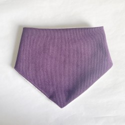 Bandana Bib - Velours violet