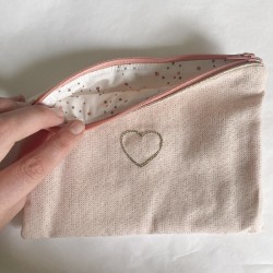 Pochette - Rose paillette
