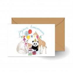 2 ans Carte anniversaire -...