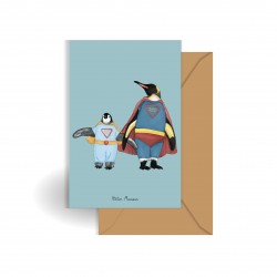 Carte - Le super pingouin