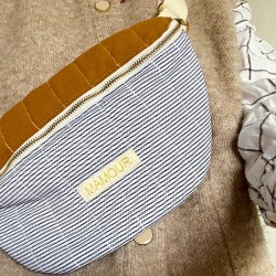 Banane - matelassé rayure...