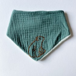 Bandana Bib - Ours vert