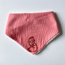 Bandana Bib - Renard rose