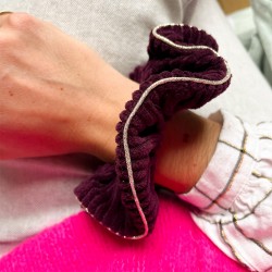 Chouchou - velours prune