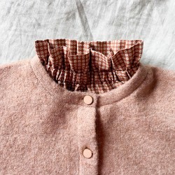 Col froufrou - tissu motif...