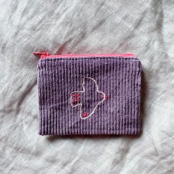 Porte-monnaie - velours...